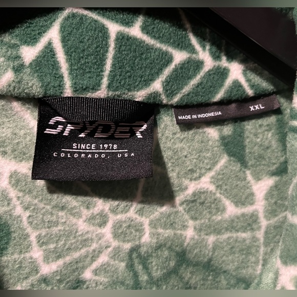 Spyder Snap Lounge Fleece Pullover- Verdant Green Sz XXL Unisex NWT - Picture 11 of 16